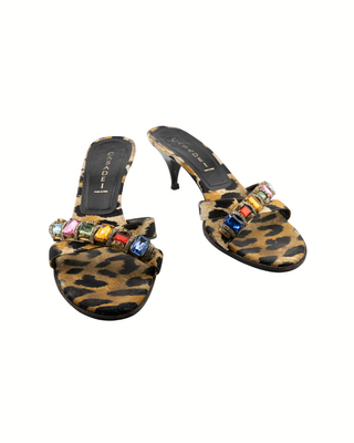 Casadei Leo Mules mit Rhinestone Details (39)