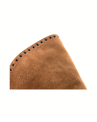 Sergio Rossi Stiefel braun mit Nieten (38)