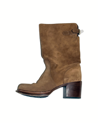 Dolce & Gabbana Wildleder-Boots in Camel (39)