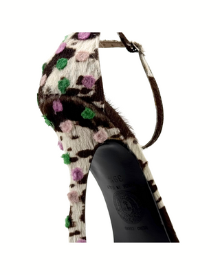 Gianni Versace Sandalen aus Kuhfell und Riemchenverschluss (39.5)