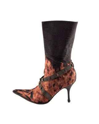 Roberto Cavalli Stiefel mit Animal-Print und Nieten-Details (37)